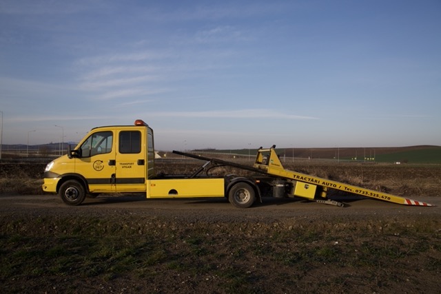 Tractări auto pe drum național